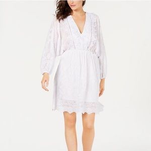 NWT GUESS Sandy Eyelet Mini Dress
